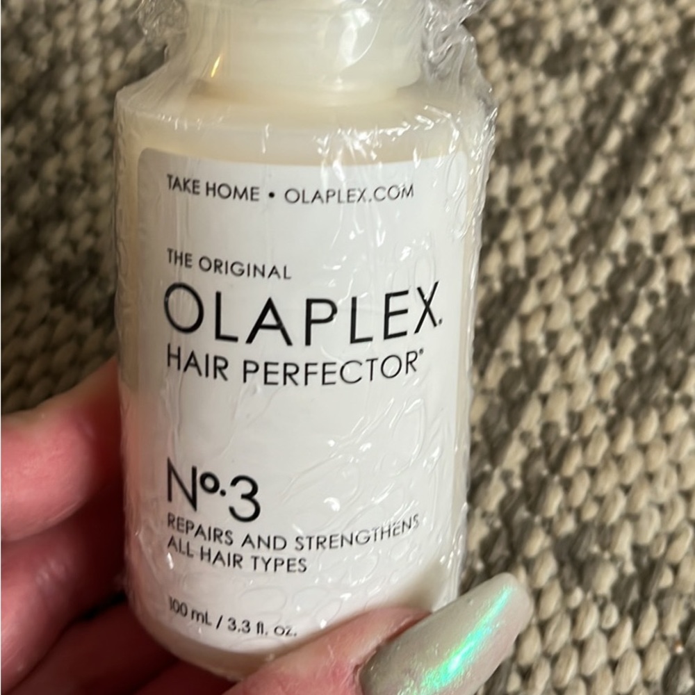 Olaplex No. 3 Hair perfector 3.3 ounce bottle.
